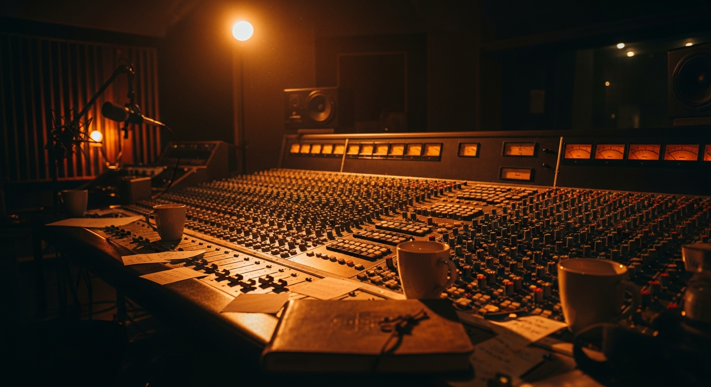 Studio Mixing Console